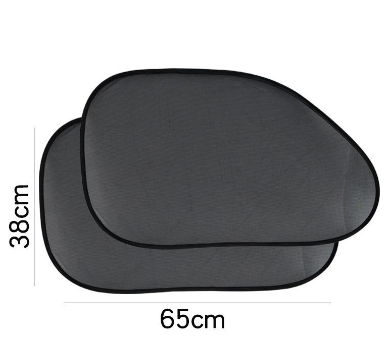 Шторки на присосках Carlife на бок трапеция 650х380мм 2шт.