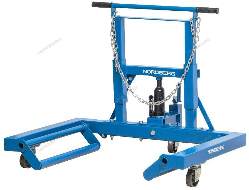 Тележка гидравлическая NORDBERG N31007 для снятия/установки колёс (680 кг)