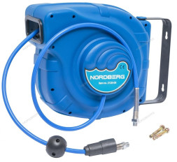 Шланг на самоскручивающейся катушке NORDBERG 2125-08 (25 м) 