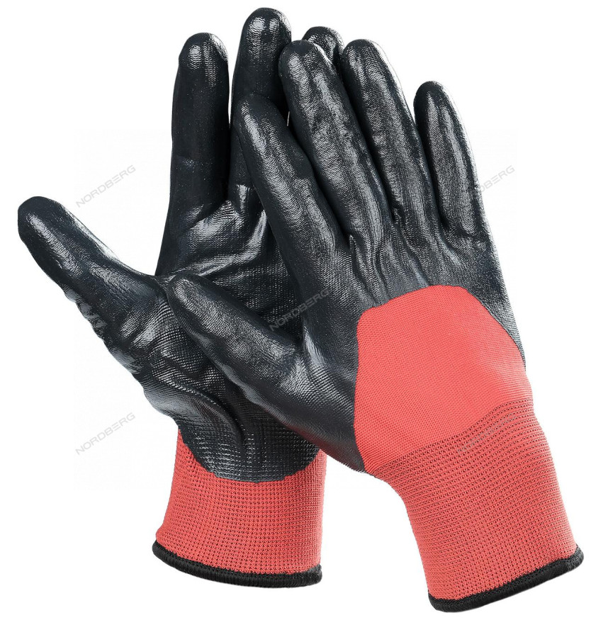 Перчатки маслобензостойкие зимние латексные NORDBERG NAPG158WB