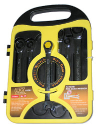 TJG.Набор трещоточных ключей 8-19мм 7 предм.(S2301)