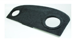 Полка акустическая LADA 2110 со стопом , дсп/мдф (15-20мм) карпет Черный