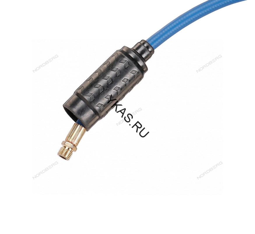 Гибридный воздушный шланг NORDBERG HR1215RPVC на стальной катушке (12х18 мм, 15 м)