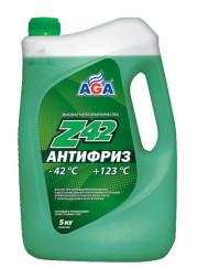 AGA 049Z Антифриз  5литр., зеленый , -42С