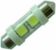 Маяк Cвет-од 12V T11x36 2 SMD (smd 5.0x5.0) S8,5 WHITE блистер 2 шт.