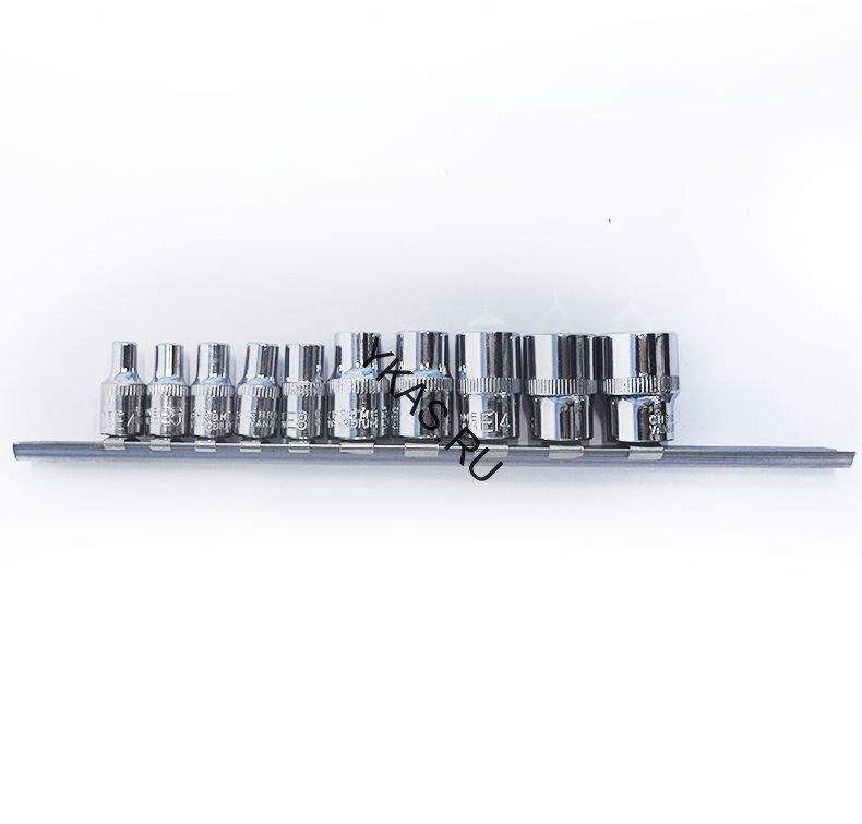 DC Набор торцевых головок TORX с битами (металлический холдер) 3/8" 9 предметов