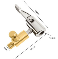 Наконечник насоса бронзовый, большой с клапаном