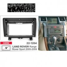 Переходная рамка CarAv 22-1204 9' LAND ROVER Range Rover Sport 2005-2009  предзаказ