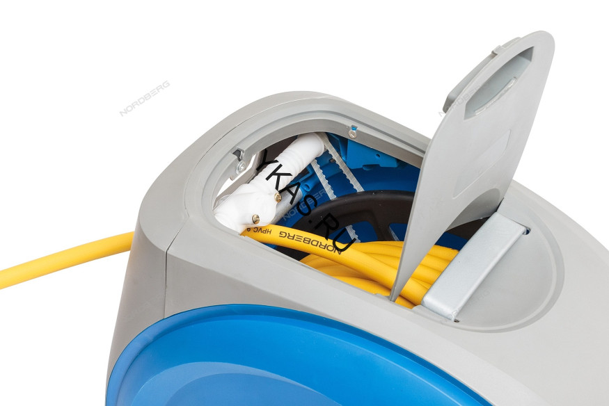 Пневматический шланг на самоскручивающейся катушке NORDBERG HR1030HPVC (30 м) 