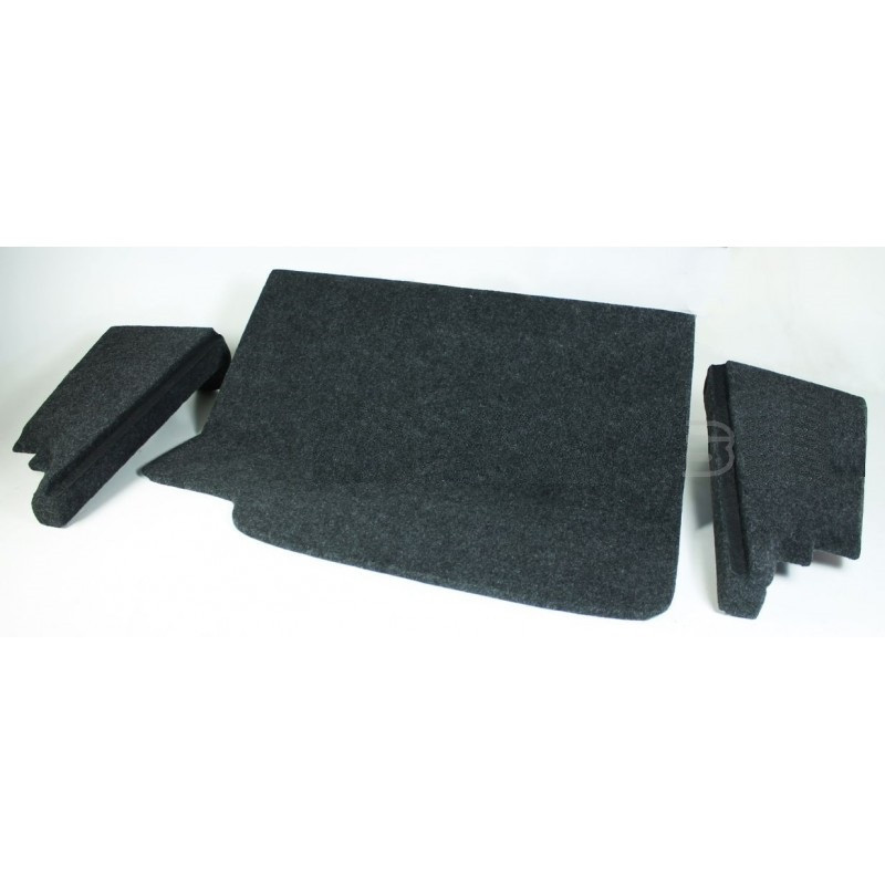 Полка акустическая  LADA 2112 (из 3х частей),  дсп/мдф (15-20мм) карпет Черный