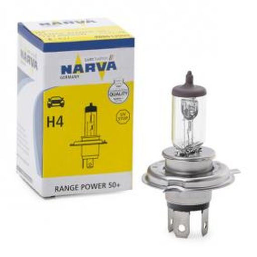 Автолампа Narva 12V   H4    60/55W   P43t   +50%  RANGE POWER