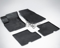 Коврики резиновые Renault Logan I 2004-2014г./ Dacia Sandero с 2008г.- СЕТКА