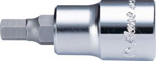 Инструмент HANS. Торцевая головка 1/4" HEX  6mm короткая L 55mm