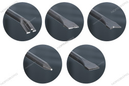 Набор насадок для пневмозубила с шестигранным хвостовиком NORDBERG NP5905 (5 шт)