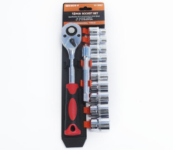 DC Набор торцевых головок с трещеткой 1/2" 12 предметов (короткие)