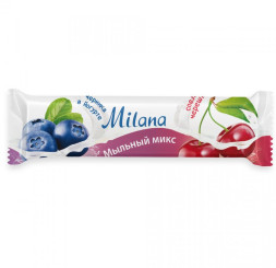 GRASS  Мыло  Milana  черника в йогурте и спелая черешня  2шт. 84гр