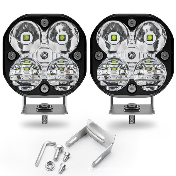 Фара Off Road   SOLAR  ближний свет  4 SMD, 40W, 5800LM (77х77x50мм) 12-24V