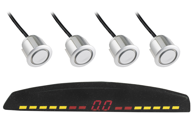 Датчик парковки Interpower IP 415  Silver (4 датчика) 19мм