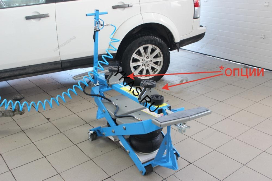 Мобильный мини-подъемник NORDBERG N636-2,5 с пневмоподушкой