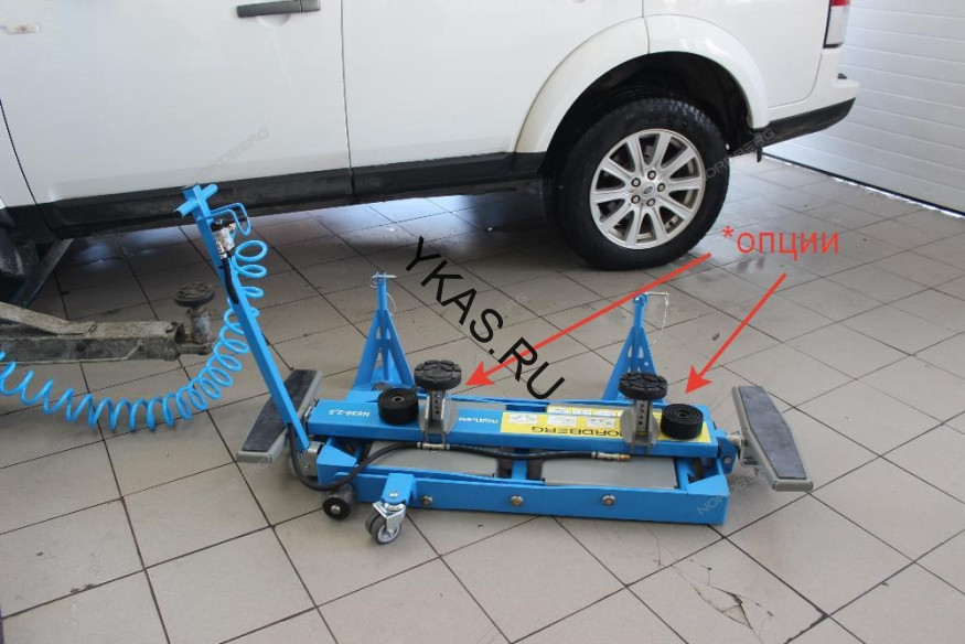 Мобильный мини-подъемник NORDBERG N636-2,5 с пневмоподушкой