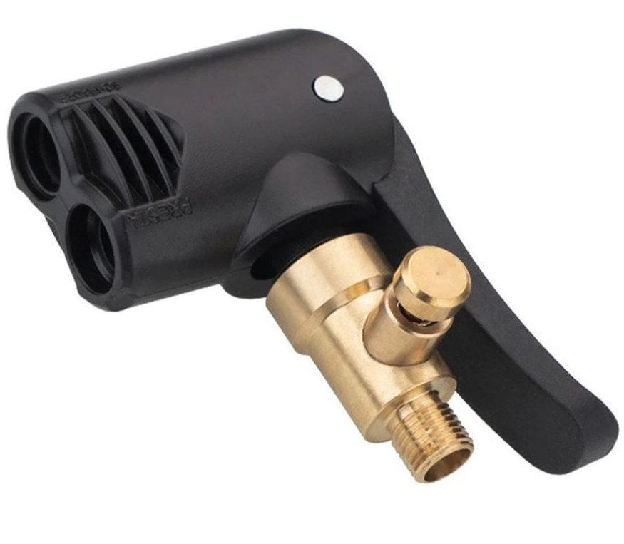 Наконечник насоса двойной 5.6мм и 7,8мм  с клапаном сброса воздуха