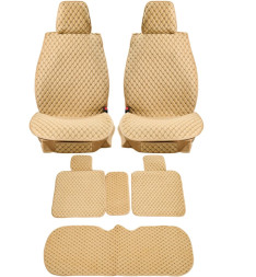 Комплект Накидок Seintex «Classic Ultra» Бежевый (велюр)