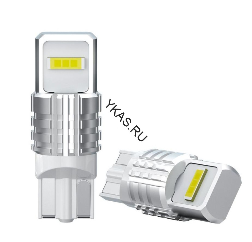 SOLAR  Свет-од  12V  T10 2 SMD 1860 W5W  W2.1x9.5d (с обманкой)