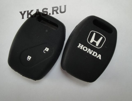 Чехол силиконовый для ключа зажигания  HONDA flat 2 buttons: Accord, Fit, CRV, Civic, Spirior, Odyss