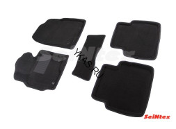 Коврики Mazda CX-5 I 2012-2017г. /компл.5шт./осн.резин./ 3D