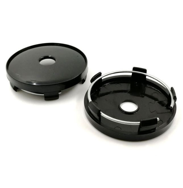 Заглушка (колпачок) на литой диск D60, наружн. d=60мм, внутр d=56мм. черный