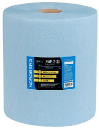 Двухслойная протирочная бумага NORDBERG NWP-2-33 (33х35 см, 1000 листов, 350 м)
