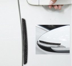 Накладки на двери и зеркала противоударные Карбон