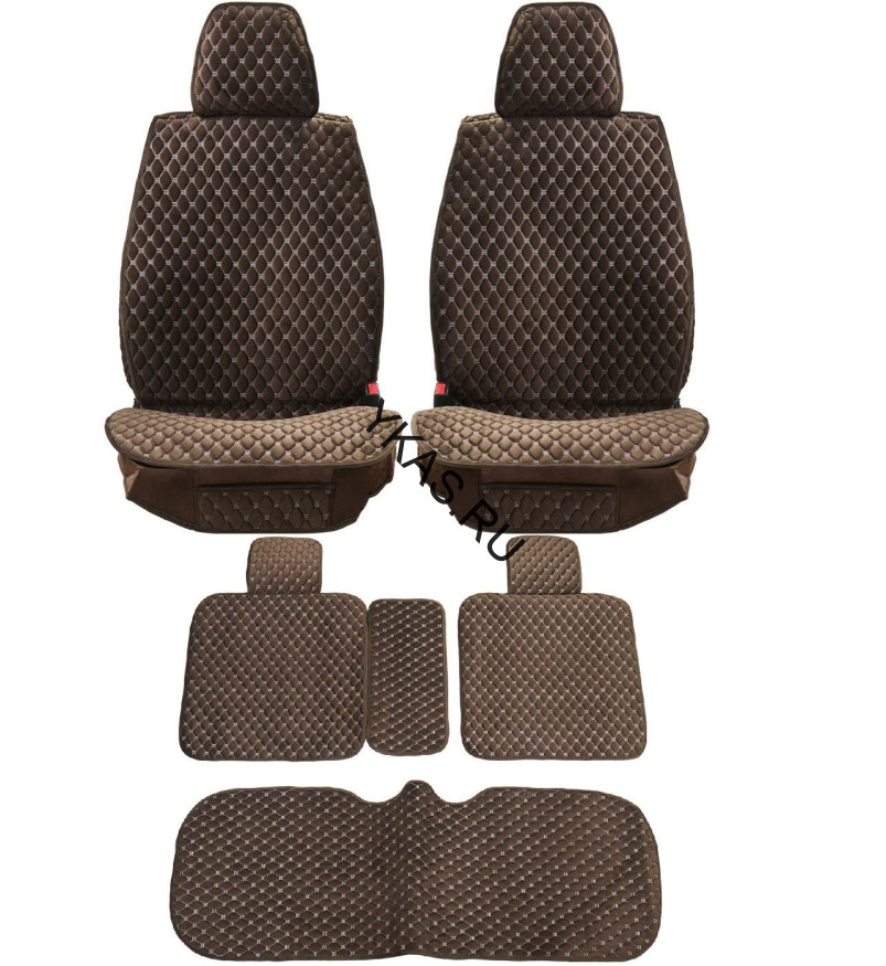 Комплект Накидок  Seintex  «Classic Ultra» Коричневый (велюр)
