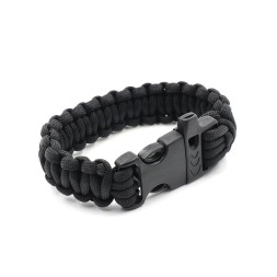 Браслет "СЛЕДОПЫТ" из паракорда со свистком, 26х2 см