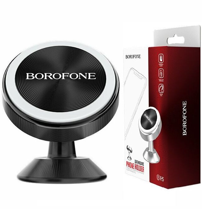 Держатель телефона  Borofone на короткой ножке Черный BH5