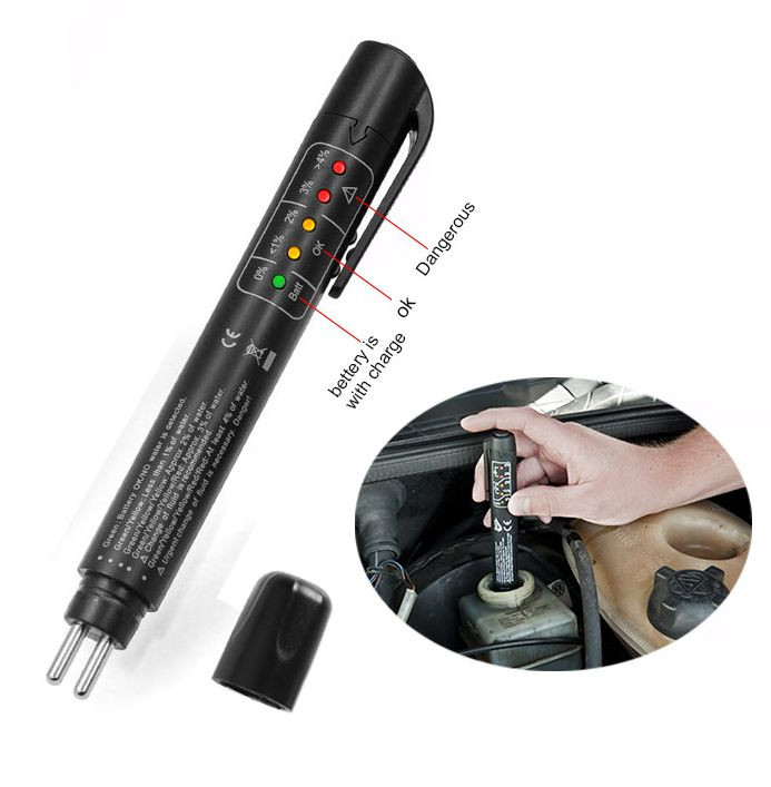 Индикатор тормозной жидкости DOT3-5.1 (определение % содержания воды в тормозной жидкости) ЧЕРНЫЙ