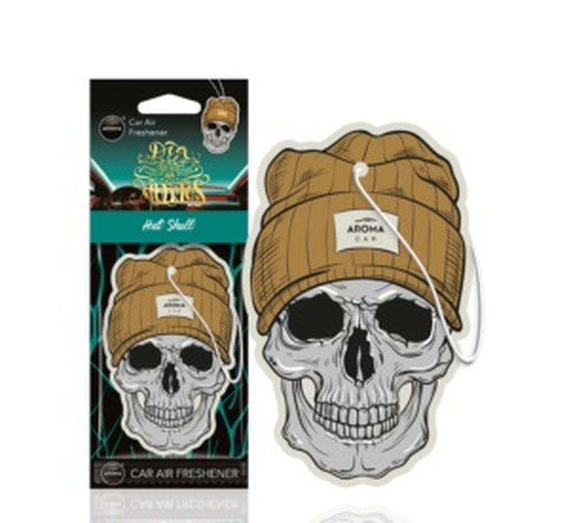 Осв.воздуха  AROMA CAR  DIA DE MUERTOS   Hat Skull (подвесной)