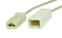 ЭТ Монтажный разъем 1 контакт (6.3 мм) с проводом (цена за 1штук)