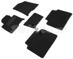 Коврики текстильн. KIA Optima с 2016г- /компл.5шт./осн.резин./ LUX