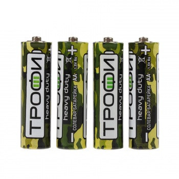 Батарейки Трофи   AA   (Пальчиковые)  цена за 4шт.