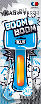 Осв.возд. AURA подвесной  BOOM BOOM  5мл.  Aqua