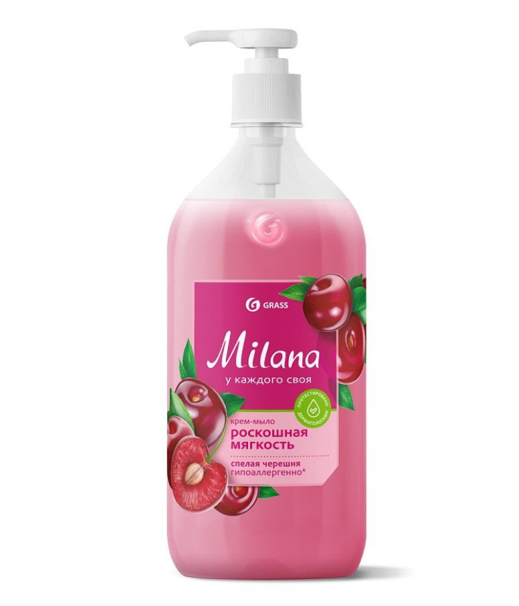 GRASS  Мыло жидкое  0,5л.  Черешня