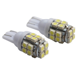 SOLAR Свет-од 12V T10 20 SMD 3528 W5W W2.1x9.5d