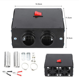 Тепловентилятор "Carlife"  "Ветерок" 500W, 24В