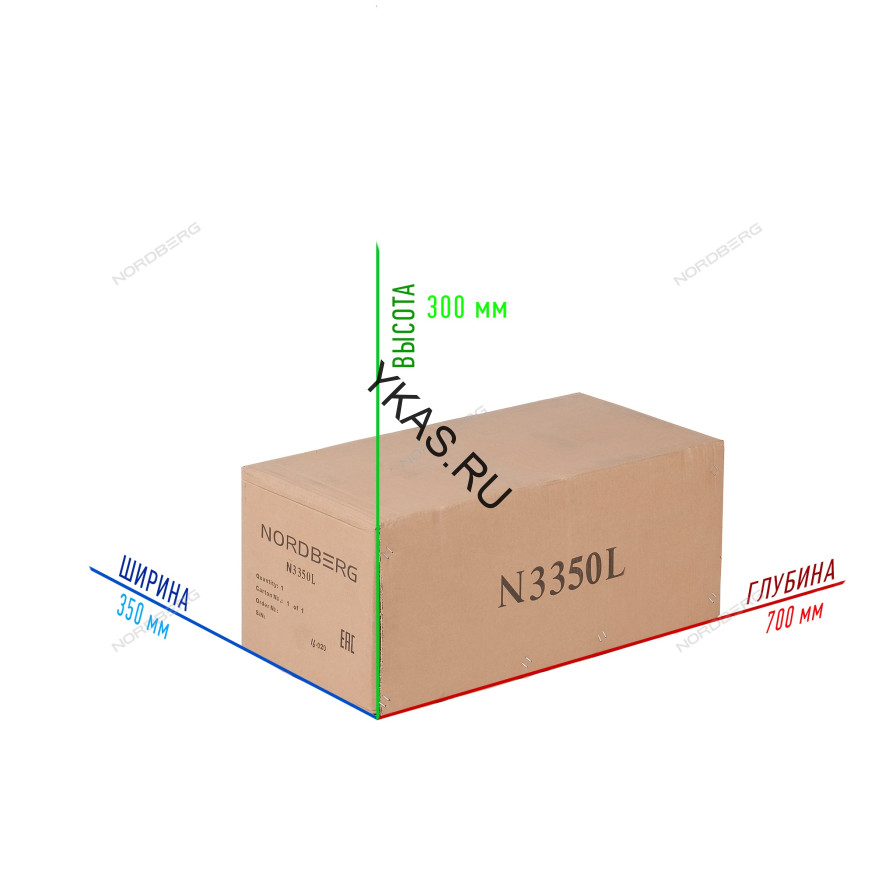Домкрат подкатной пневмогидравлический NORDBERG N3350L