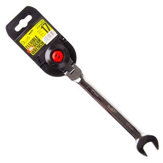 Alloid. Ключ комбинированный трещоточный с карданом 16 мм.