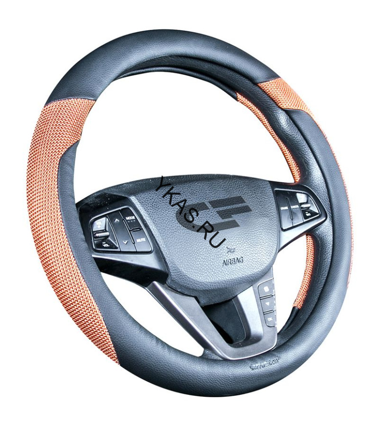 Оплетка на руль   CF  URBAN - М, Чёрный/Коричневый