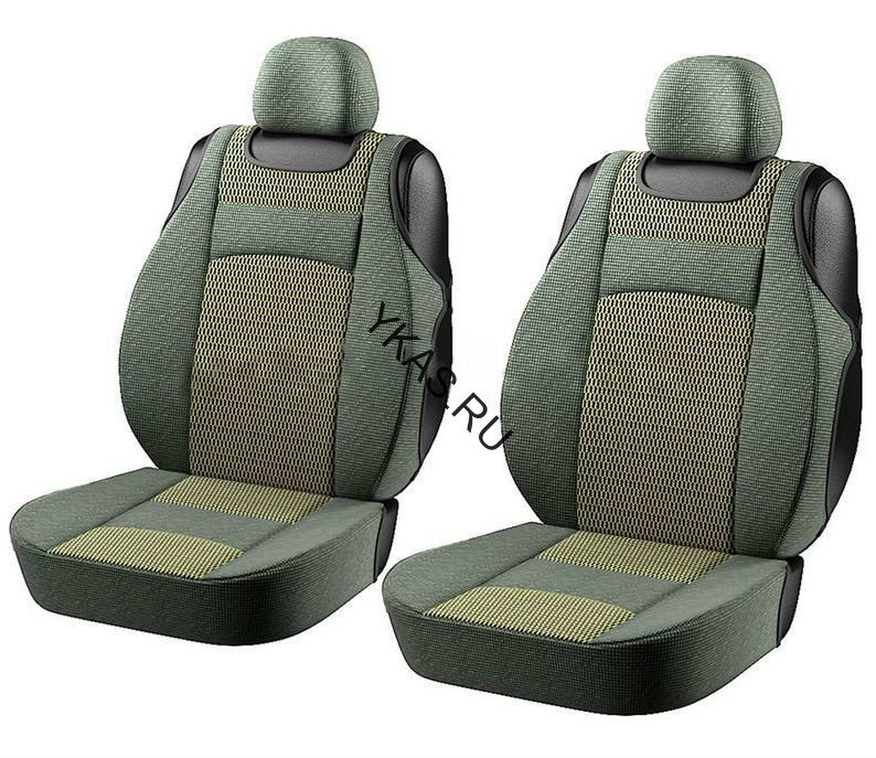 Майки на передние сиденья  "PILOT B"  1+1  жаккард бежевый