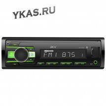 Автомагн.  ACV-918BR  (зеленая)  USB/SD/FM ресивер Bluetooth (со съемной панелькой)