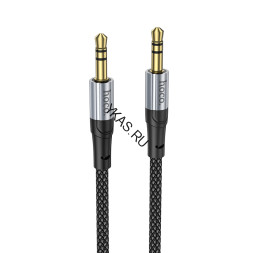 Кабель стерео HOCO UPA26   AUX-AUX  1м. черный